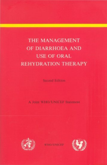 The Management of Diarrhoea and Use of Oral Rehydration - Health ...