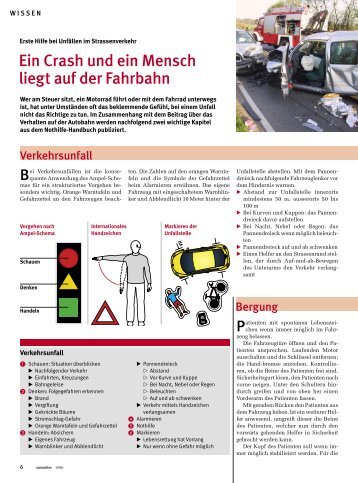 UnfÃ¤lle im Strassenverkehr