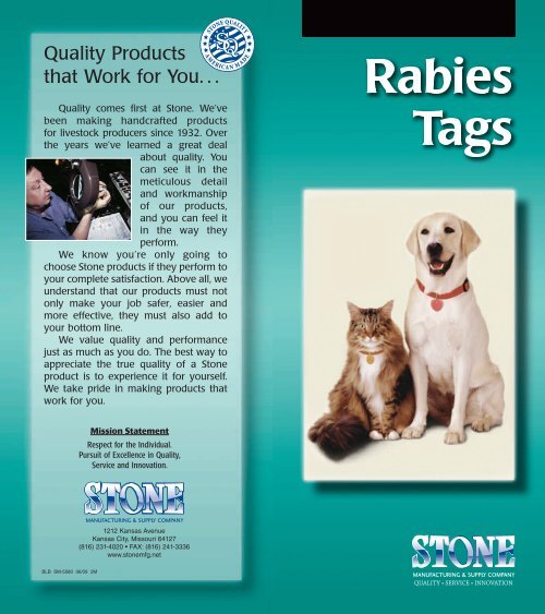 Stone Rabies Tag Brochure.pdf Animal Health International Logo