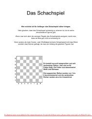 Das Schachspiel