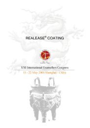 RealEase® Coating - IEI, International Enamellers Institute