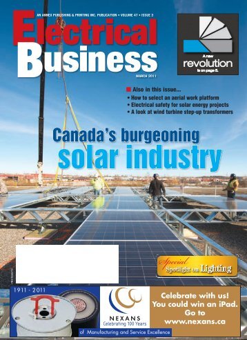 Canada's burgeoning - Electrical Business Magazine