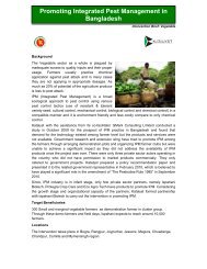 Promoting Integrated Pest Management in Bangladesh - Katalyst