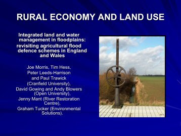 Integrated Land and Water Management in Floodplains