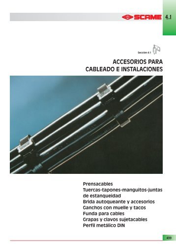 ACCESORIOS PARA CABLEADO E INSTALACIONES