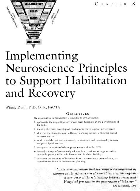 Implementing Neuroscience Principles to Support Habilitation and ...