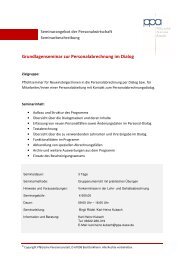 Grundlagenseminar zur Personalabrechnung im Dialog - PfÃ¤lzische ...