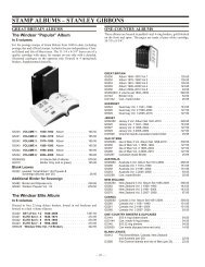 STAMP ALBUMS â€“ STANLEY GIBBONS