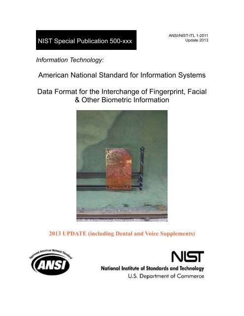 American National Standard for Information Systems Data Format for ...