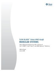 Sun Blade 6048 Chassis White Paper - Q Associates