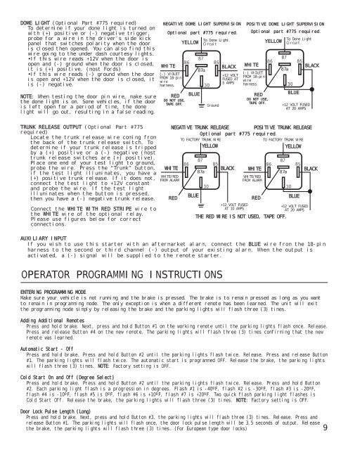 INSTALLATION GUIDE â¢ OWNER'S GUIDE - Bulldog Security