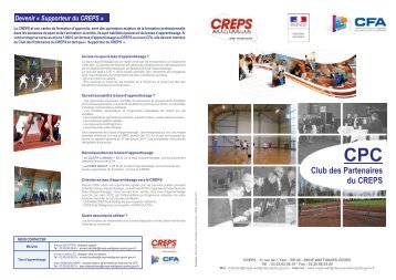 du CREPS Club des Partenaires - All in web