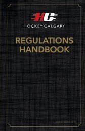 REGULATIONS HANDBOOK - Hockey Calgary