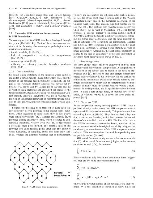 Meshfree and particle methods and their applications - TAM ...