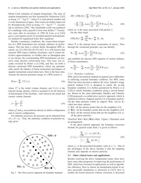 Meshfree and particle methods and their applications - TAM ...