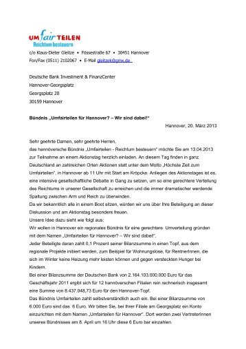 Deutsche Bank Anschreiben - Lag-fw-nds.de