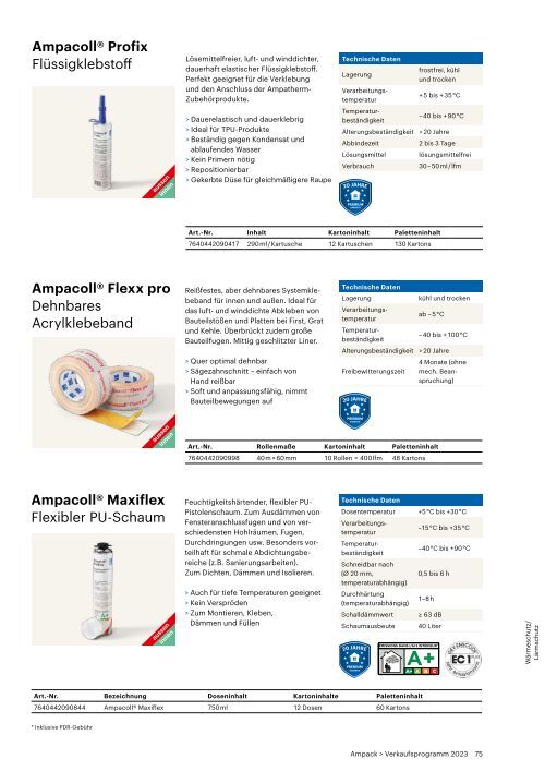 Ampatex® Variano 3 Feuch
