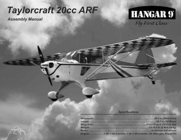 Taylorcraft 20cc Manual - Hangar 9