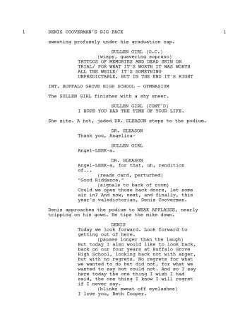 final shooting draft - Larry Doyle