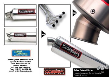 Cobra Exhaust Series - Speed Products