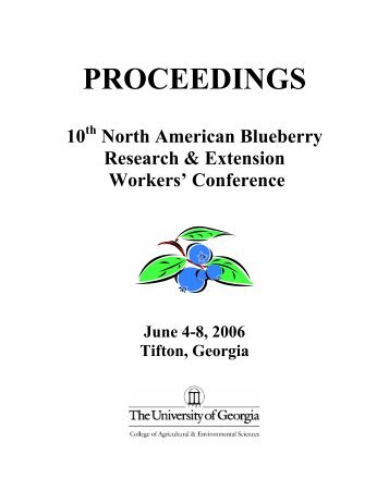 10th North American Blueberry Research & Extension Workers