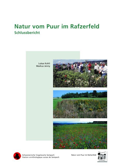 Natur vom Puur im Rafzerfeld - Hintermann & Weber AG