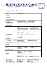 Anfragen-Checkliste Thermometer - JK Pneumatik GmbH