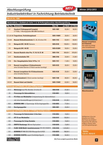 Industrieelektriker - FELTRON Elektronik - ZEISSLER