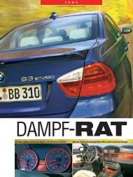 Test: Dampf-Rat - BMW Alpina