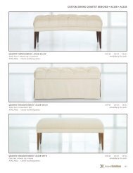 CUSTOM DINING QUARTET BENCHES â¢ AC10B â¢ AC12B - Kravet