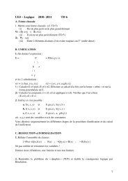 UE5 â Logique 2010- 2011 TD 6