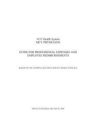 MCVP Guide for Professional Expense Reimbursement - Virginia ...