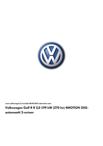 Volkswagen Rakennettu auto
