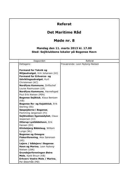 11. marts 2013 - Nordfyns Kommune