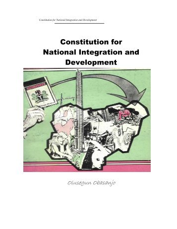 Constitution for National Integration and Development - Africa ...
