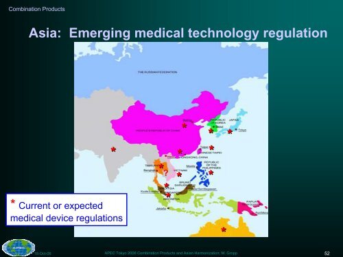 Combination Products and Asia Regional Medical Device ...
