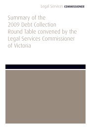 Debt Collection Round Table Summary - Legal Services ...