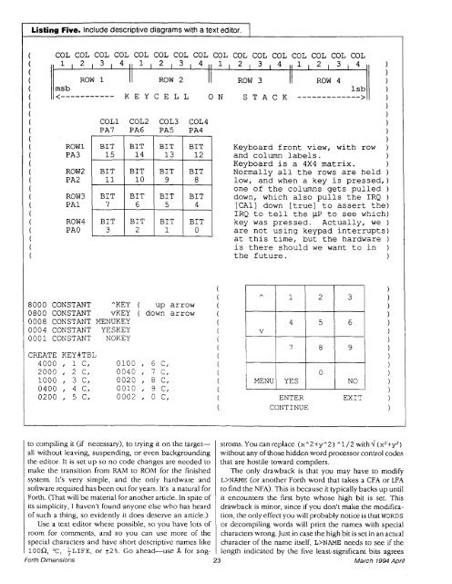 FAST Forth Native-Language Embedded Computers