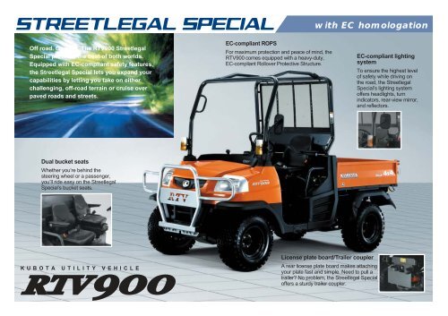 Brochure (PDF) - Kubota (Deutschland) GmbH