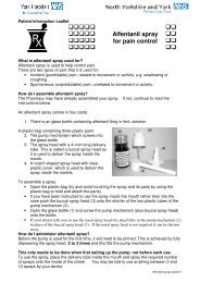 Alfentanil spray, Patient Information, review date Aug 2010