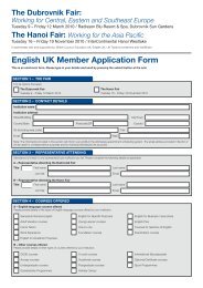 English UK Member Application Form