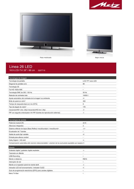 Linea 26 LED - Metz
