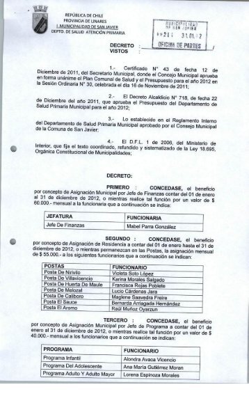 decretos 202 - I. Municipalidad de San Javier
