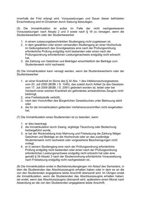 Gesetz Ã¼ber die Hochschulen des Landes Mecklenburg-Vorpommern