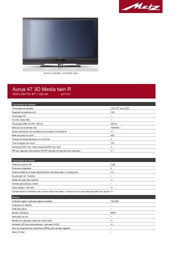 Aurus 47 3D Media twin R - Metz