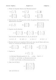 Lineare Algebra Kapitel 1.6 Aufgaben 1. Welche der ... - gxy.ch