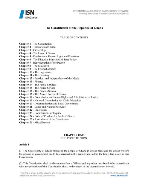 the constitution is the supreme law of the republic