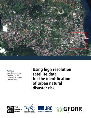 Using high resolution satellite data for the identification of urban ...
