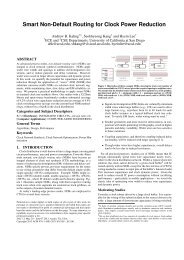 Smart Non-Default Routing for Clock Power Reduction - UCSD VLSI ...