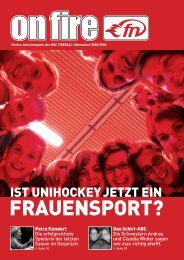 IST UNIHOCKEY JETZT EIN - UHC Fireball Nürensdorf